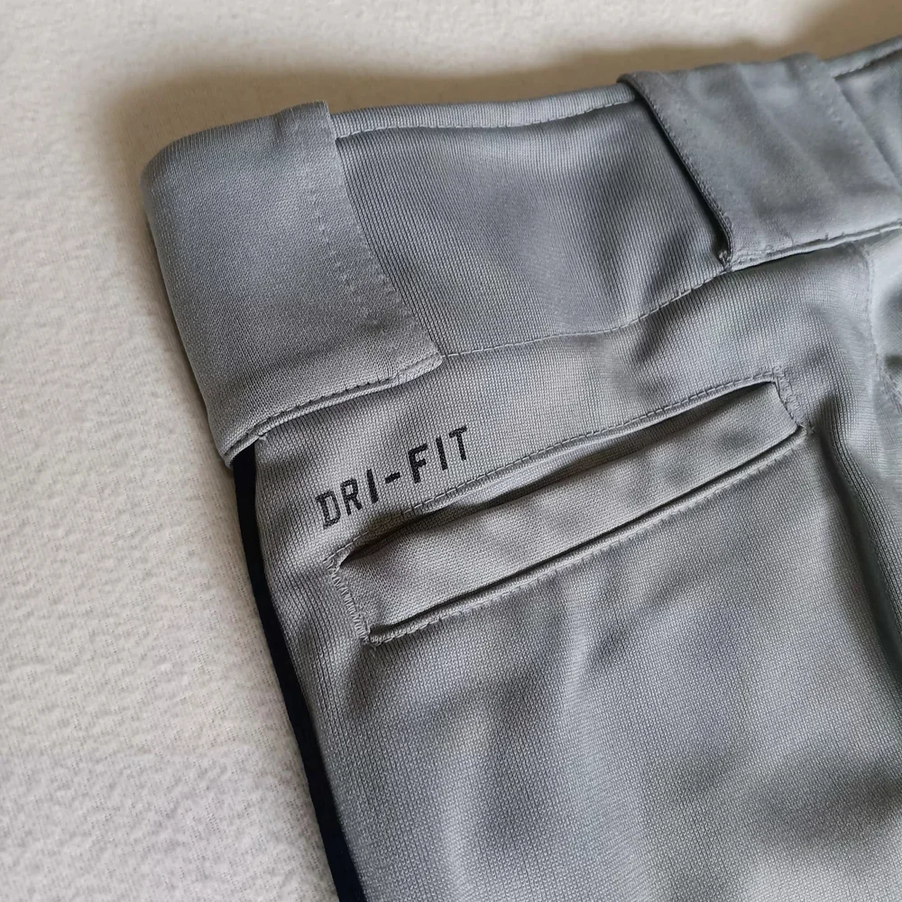 Nike Dri-Fit Sz XS Basball Gray&Black Kids Pants (Staining On Knees...see Photos